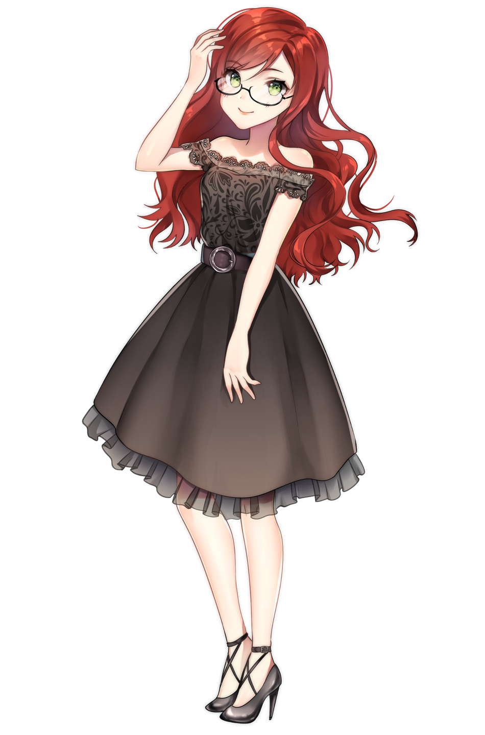 Fullbody for reference with her main/casual outfit. I’m not particular about body type. Anything from itty bitty titties to mommy milkers is fine. Anything from thin to curvy is fine.