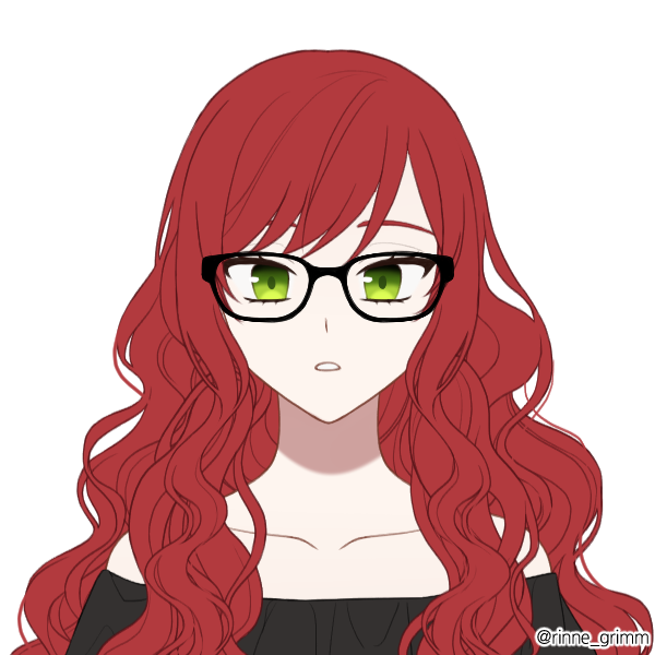 I know it’s a picrew, but I really like it. Please use this one for hairstyle, color picking (hair, skin, eyes) and glasses shape.